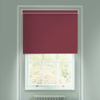 Burgundian Red Daylight Electric Roller Blind