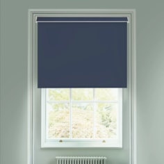 Royal Navy Blue Electric Blackout Roller Blind