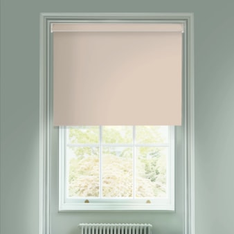 Satin Pink Daylight Electric Roller Blind