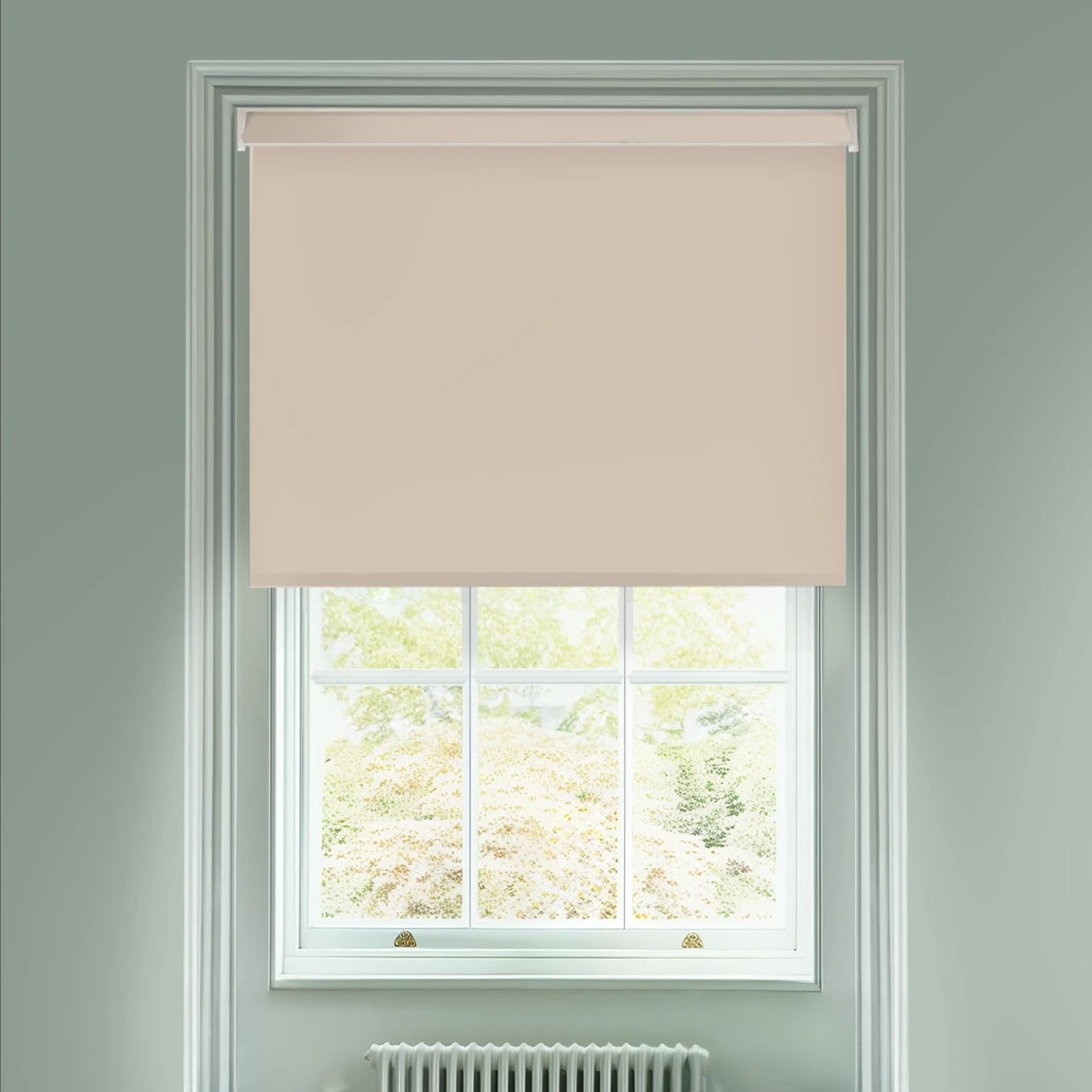 Satin Pink Electric Blackout Roller Blind