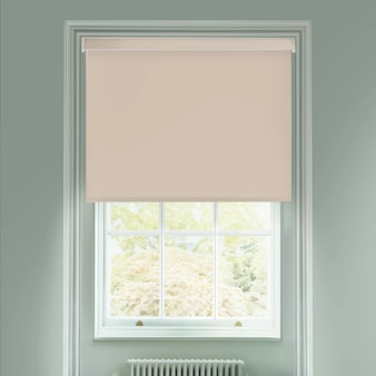 Satin Pink Electric Blackout Roller Blind