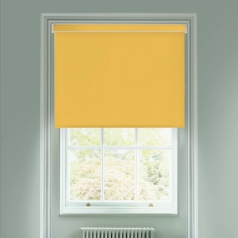 Salamander Yellow Electric Blackout Roller Blind