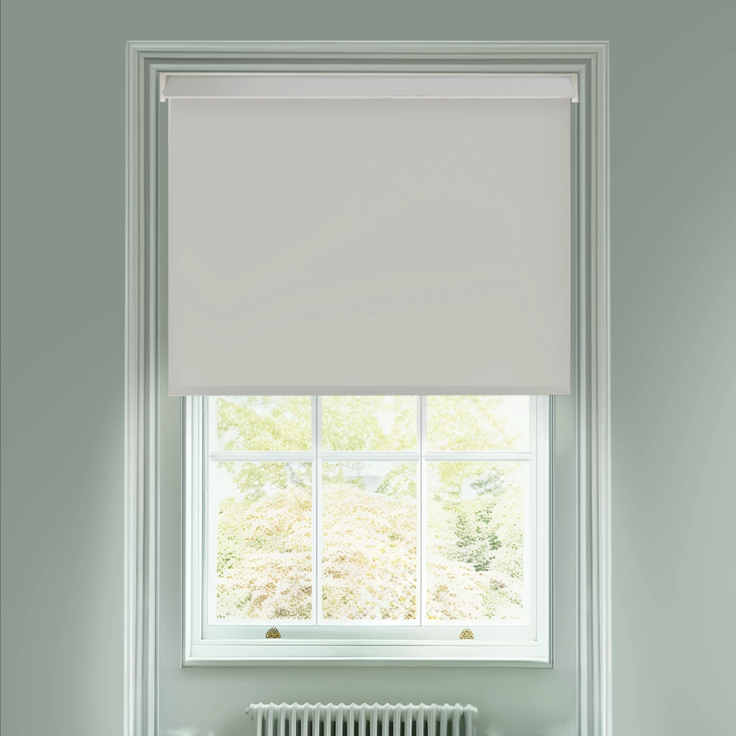 Odeon Grey Electric Blackout Roller Blind