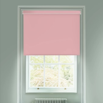 Coquette Pink Electric Blackout Roller Blind