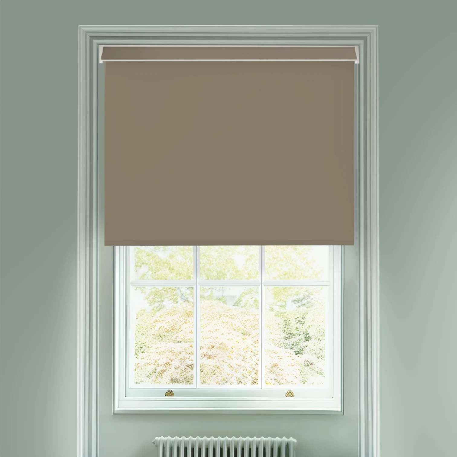 Wet Cement Electric Blackout Roller Blind