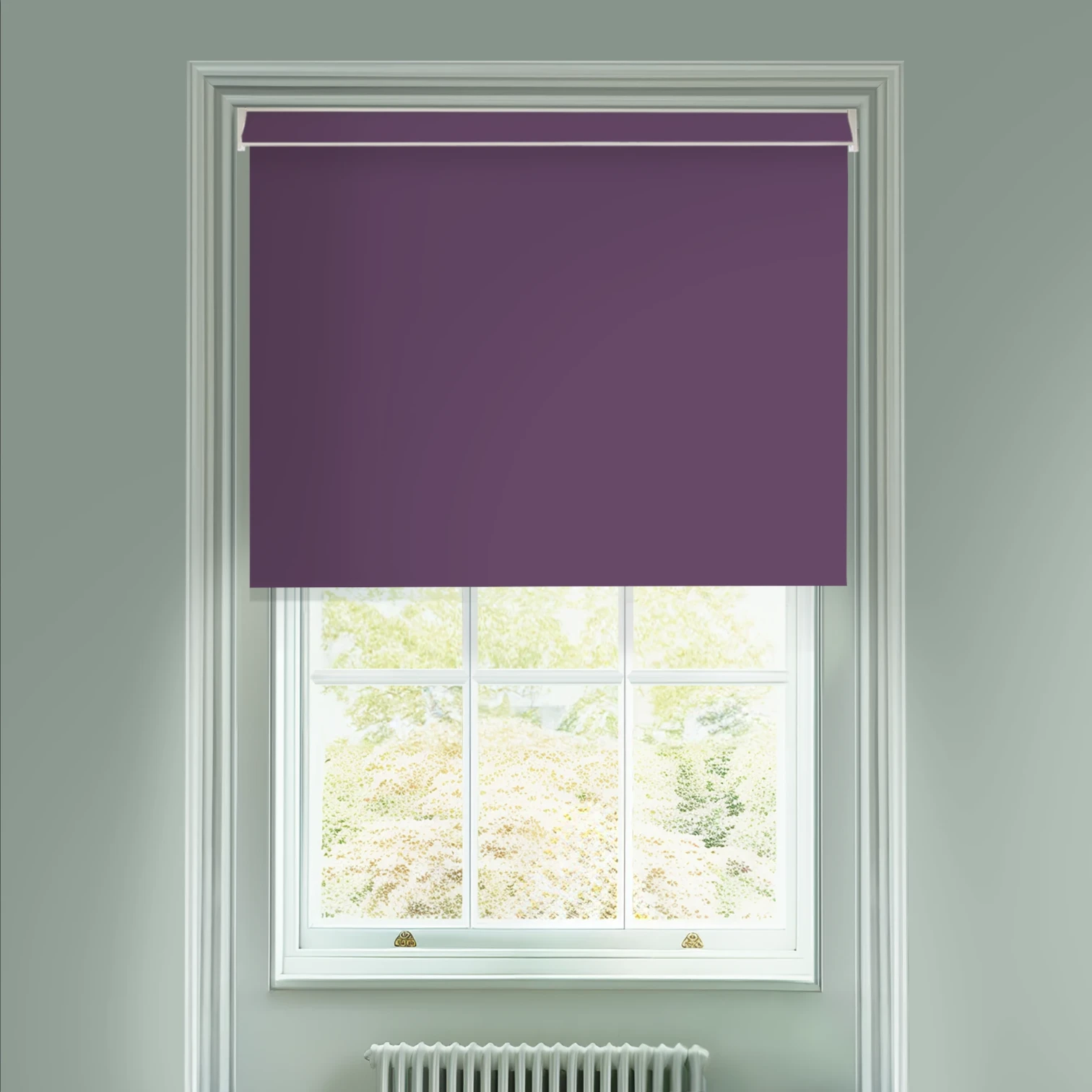 Orchid Purple Daylight Electric Roller Blind