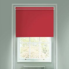 Cardinal Red Daylight Electric Roller Blind