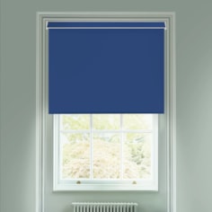 Lake Blue Electric Blackout Roller Blind