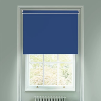 Lake Blue Electric Blackout Roller Blind