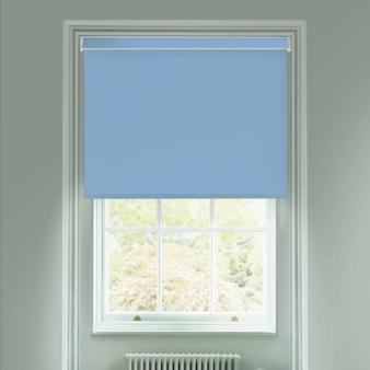 Robin's Egg Blue Electric Daylight Roller Blind Robin's Egg Blue Electric Daylight Roller Blind