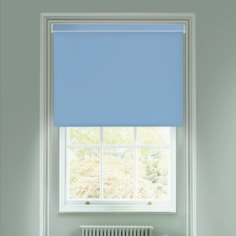 Robin's Egg Blue Electric Blackout Roller Blind