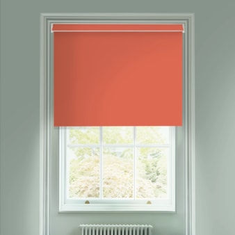 Arancia Orange Daylight Electric Roller Blind