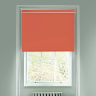 Arancia Orange Electric Blackout Roller Blind