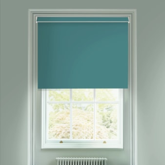 Patina Teal Daylight Electric Roller Blind