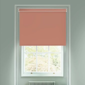 Grilled Peach Electric Daylight Roller Blind Grilled Peach Electric Daylight Roller Blind