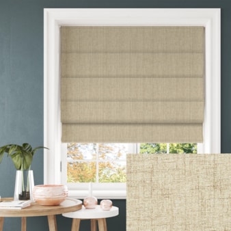 Opulence Harvest Blackout Electric Roman Blind