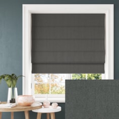 Opulence Lead Blackout Electric Roman Blind