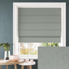Tribeca Iron Blackout Electric Roman Blind