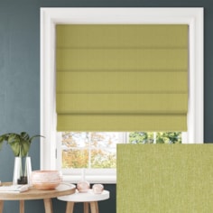 Tribeca Matcha Blackout Electric Roman Blind