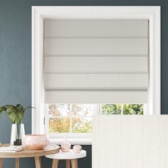 Tribeca Milk Blackout Electric Roman Blind